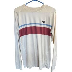 Rabbit Striped EZ Tee Men's Long Sleeve Seedpearl Stripe M Athleisure Preppy